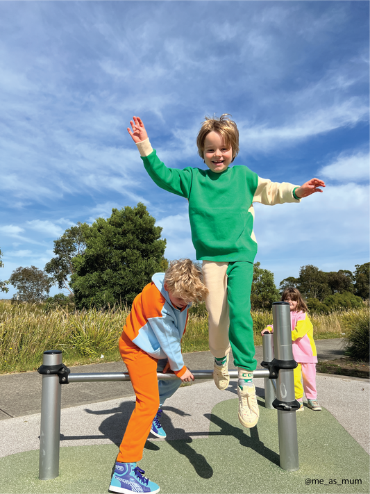 LITTLE CREWNECK: Emerald