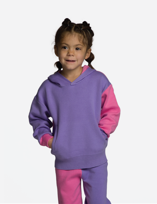 LITTLE HOODIE: Lavender