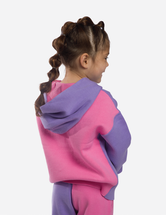 LITTLE HOODIE: Lavender