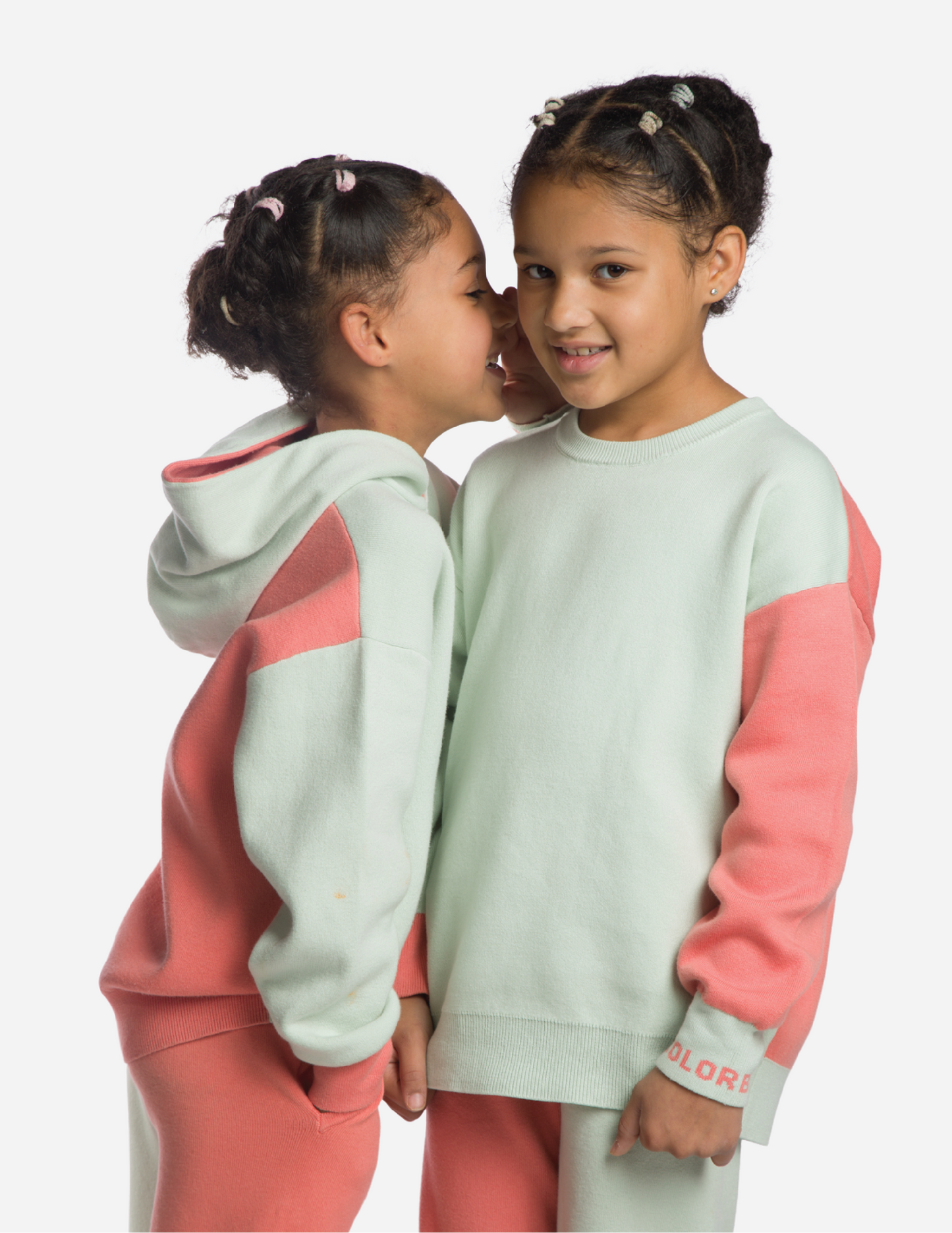 LITTLE HOODIE: Mint Green