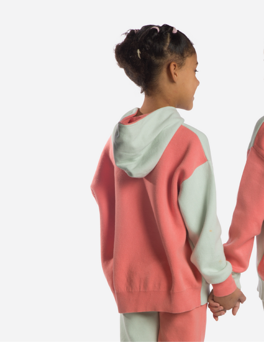 LITTLE HOODIE: Mint Green - Final Sale