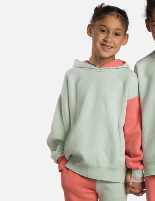 LITTLE HOODIE: Mint Green - Final Sale