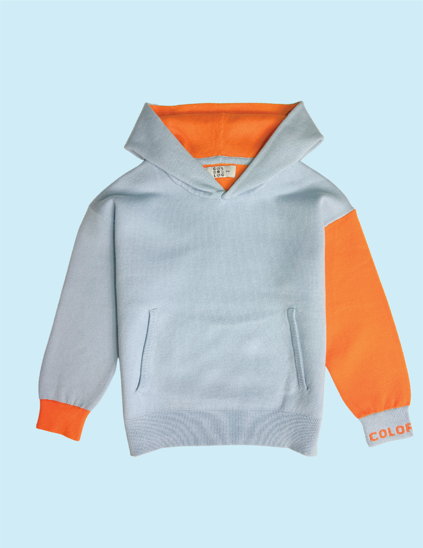 LITTLE HOODIE: Sky Blue