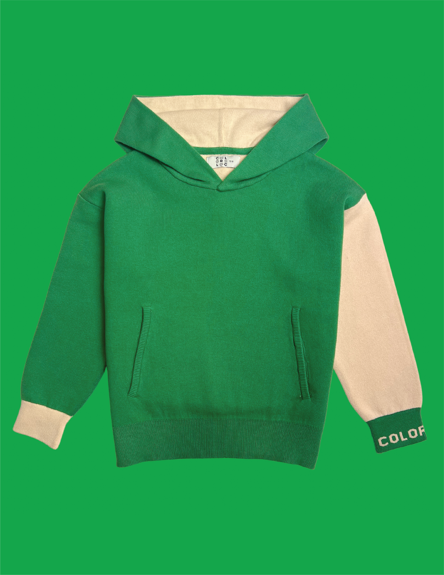 LITTLE HOODIE: Emerald