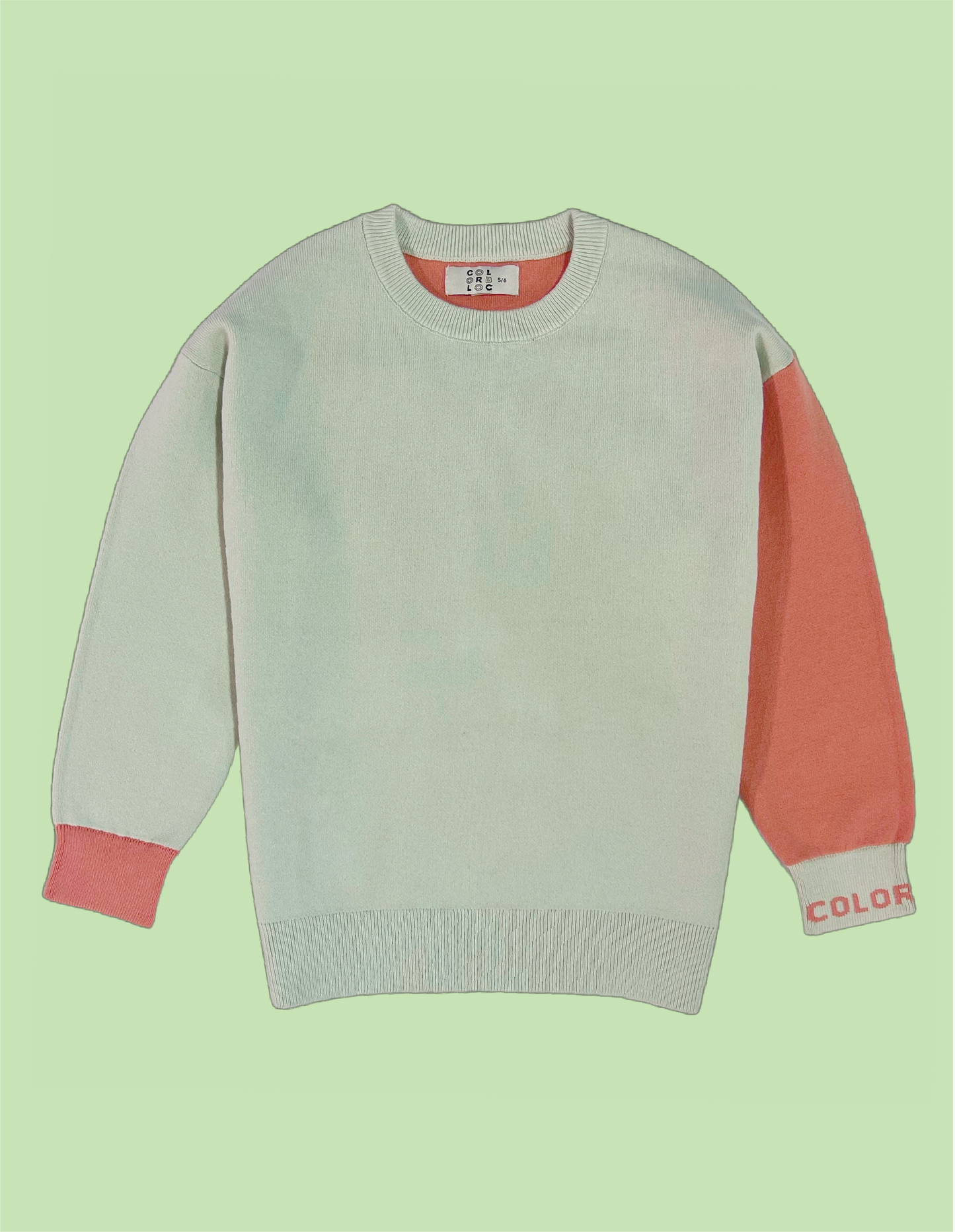 LITTLE CREWNECK: Mint Green - Final Sale